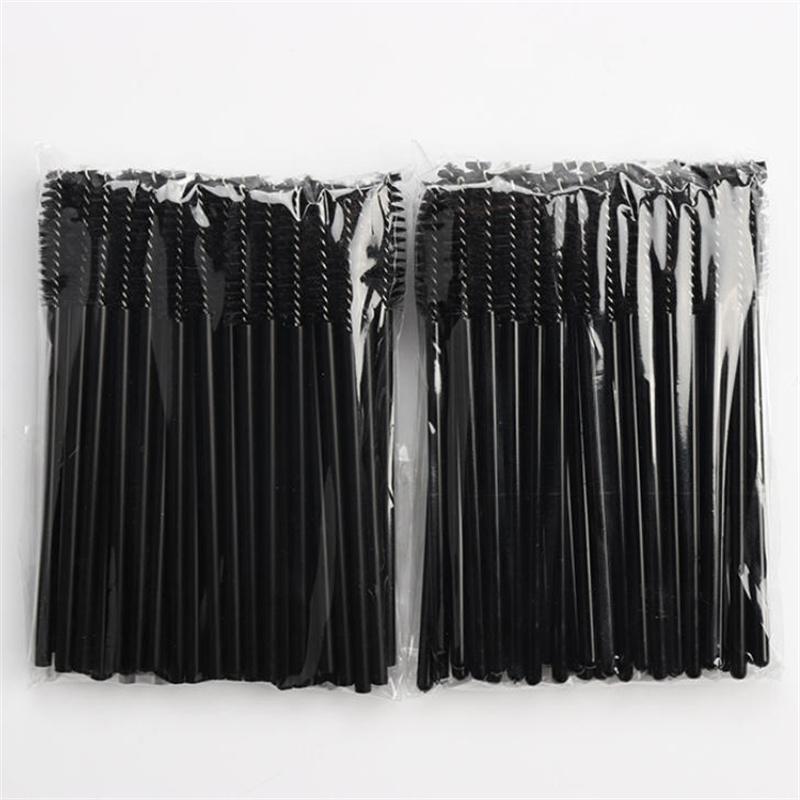 50/100/200PCS Double Use Eyelashes Brushes Set Lash Mascara Brush For Lashes Extension Eyebrow Wands Applicator Makeup Tools