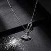 Collier avec broche Saturne pour femme, pendentif élégant, chaîne de pull polyvalente, accessoire quotidien, accessoire de personnalité japonais et coréen