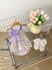 Baby Girl Summer Bow Strap Cute Cartoon Bodysuit Romper