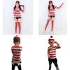 Wally Anime Character Cosplay Costume With Polyester Fabric For Halloween Family Dress Up