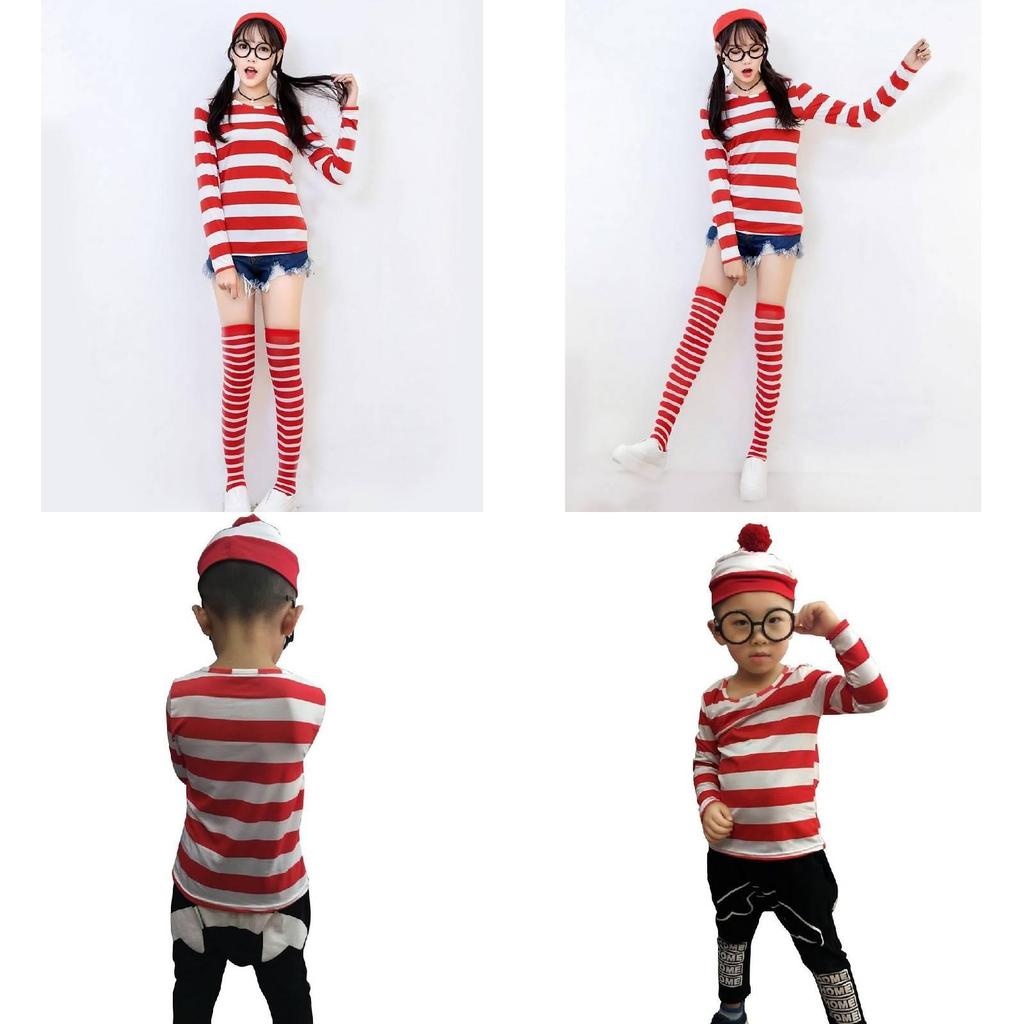 Wally Anime Character Cosplay Costume With Polyester Fabric For Halloween Family Dress Up