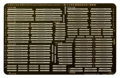 Five Star Model Zweiter Weltkrieg Japanische Marine Schiffsbordboot Befestigungsband 1 Plastikmodellbauteile FSM351120 1/350