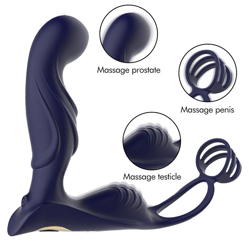 Men's Sex Toys Vibrator Butt Plug Vibration Toys Anal Vibrators Silicone Waterproof G Point Stimulate Prostate Massager