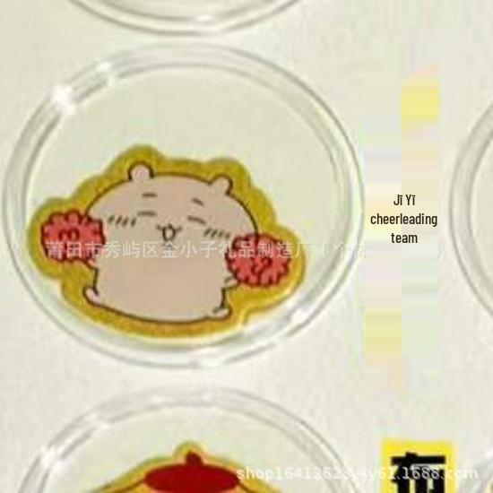 Golden Hello Kitty  Friends Cartoon Sticker - Colorful  Cute 2mg Gift