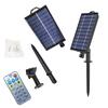 Solar Panel Kit for Illumination Lighting, 24V Large Solar Controller, LED String Lights, 8 Lighting Patterns, 1800mAh, Remote Control, DIY USB