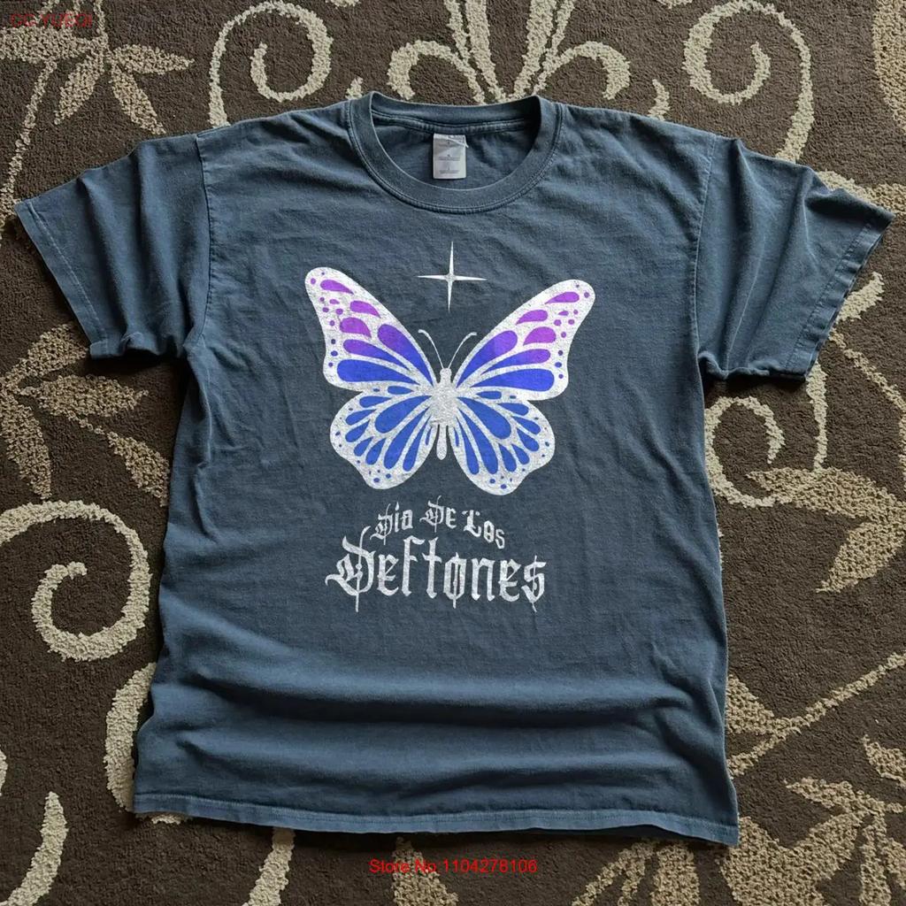 Dia De Los Deftones 2025 Black T Shirt Size S 5xl Vintage Stretched Streetwear Stylish Graphic Soft Designer Clothes