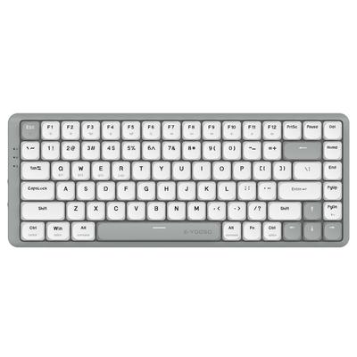 Gaming Keyboard Red Switch Mechanical Keyboard with Bluetooth Full Key Dwarf Red Switch Gaming Keyboard with White Full Key Compatible with English