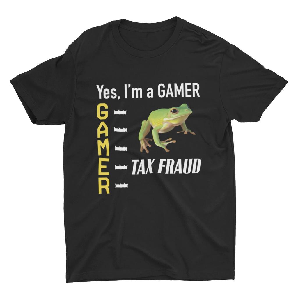 Tax Fraud Gamer Meme Shirt Funny Unisex Tshirt Short Sleeve Bella Canvas Tee Weird Shirt Funny Shirt Cringe Shirt
