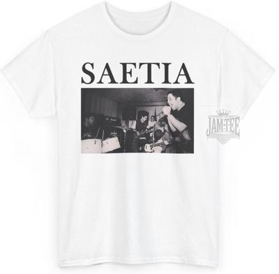 Saetia T-Shirt, 90 Post-Hardcore, Music Punk Gothic Unisex Tee