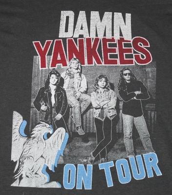 Damn Yankees Band On Tour T Shirt Classic Black Unisex S-5XL 1A0075