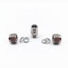 3/4/6/8/10/12mm Stainless Steel Compression Tube Fitting Straight Compression Fitting Coupler Double-Ferrule Adapter