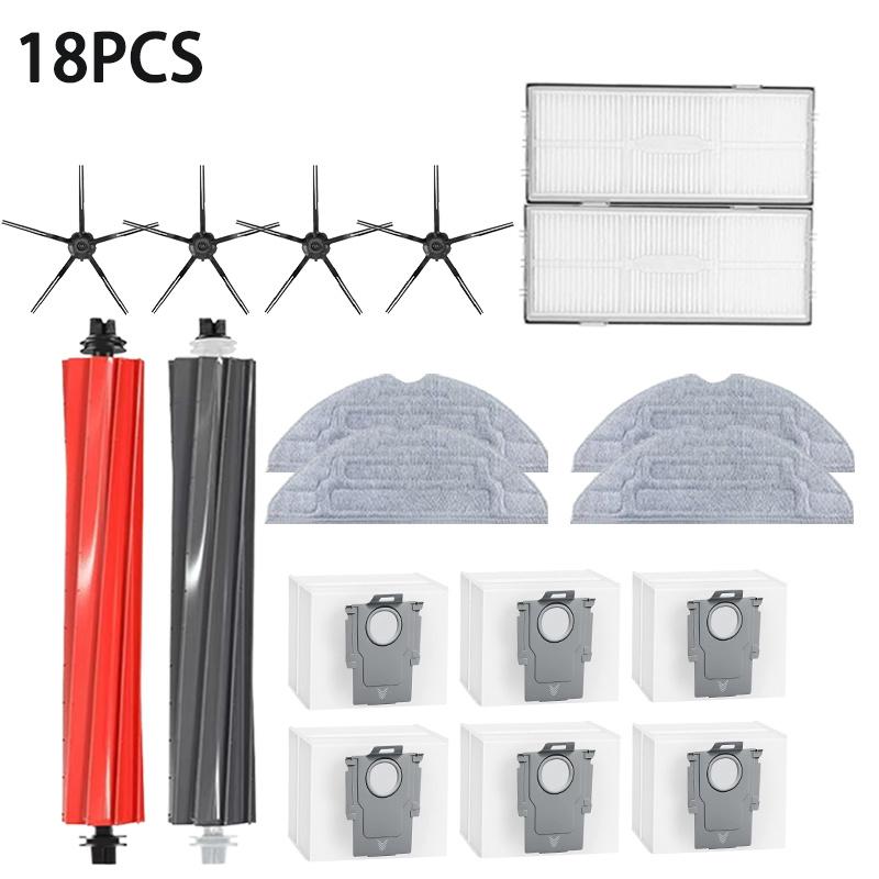 For Roborock S8 S8 Pro Ultra S8+ Accessories mop Choth vacuum bags Side Brush Filter Replaceable robot Vacuum Cleaner Spare Part