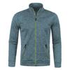 Autunno e inverno uomo lungo cerniera maglia maglione maniche sottili velluto trendy maglioni giacche taglie forti uomo