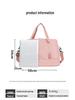 Women's Large Sports and Fitness Bag with Shoe Compartment and Wet/Dry Separation for Yoga, Travel, and Business Trips.