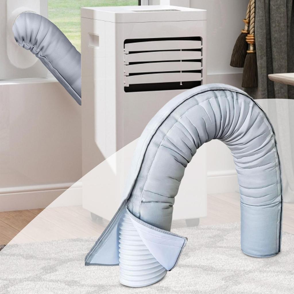 Portable Ac Hose Insulation Portable Ac Insulation With 3 Buckle Straps Home Appliances Accessories For Offices Winter Outdoor