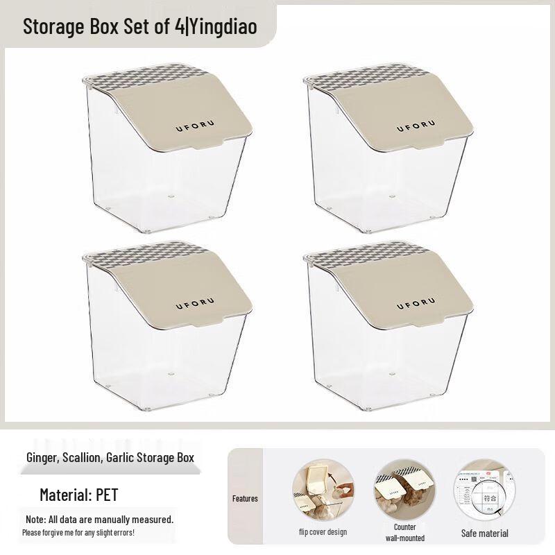 Набор для хранения зеленого лука, имбиря и чеснока WuTuo