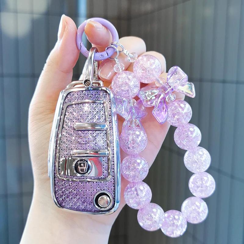 Keychain For Chery Arrizo 5Plus Keycase Tiggo 3X 5X Qqme Little Ant Gx Arrizo 7 Ex3 Keycover Key Shell Keychain Car Buckle