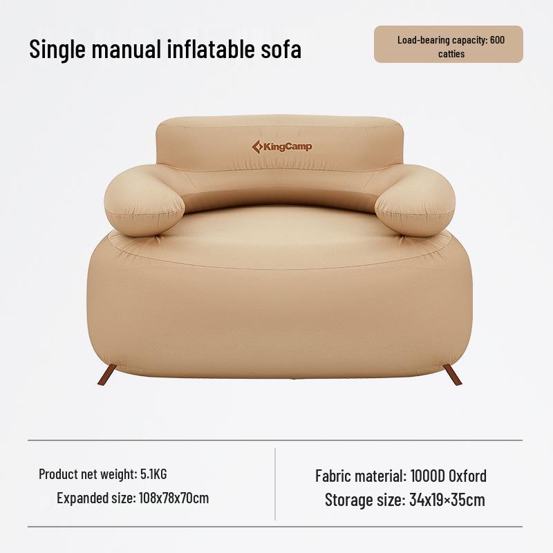 KingCamp Double Camping Inflatable Sofa Chair Mattress