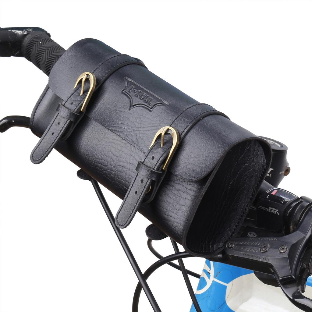 Hot Retro Bicycle Tail Bag PU Leather Cycling Bag Saddle Pouch Rear Pannier Personalized Riding Vintage Bike Bag