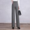 Sibaishu 2025 Autumn Women's Elegant Commuter Wide-Leg Casual Pants