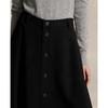 Polo Ralph Lauren Women S Wool Crepe Button Skirt wmpoSktndc20093001