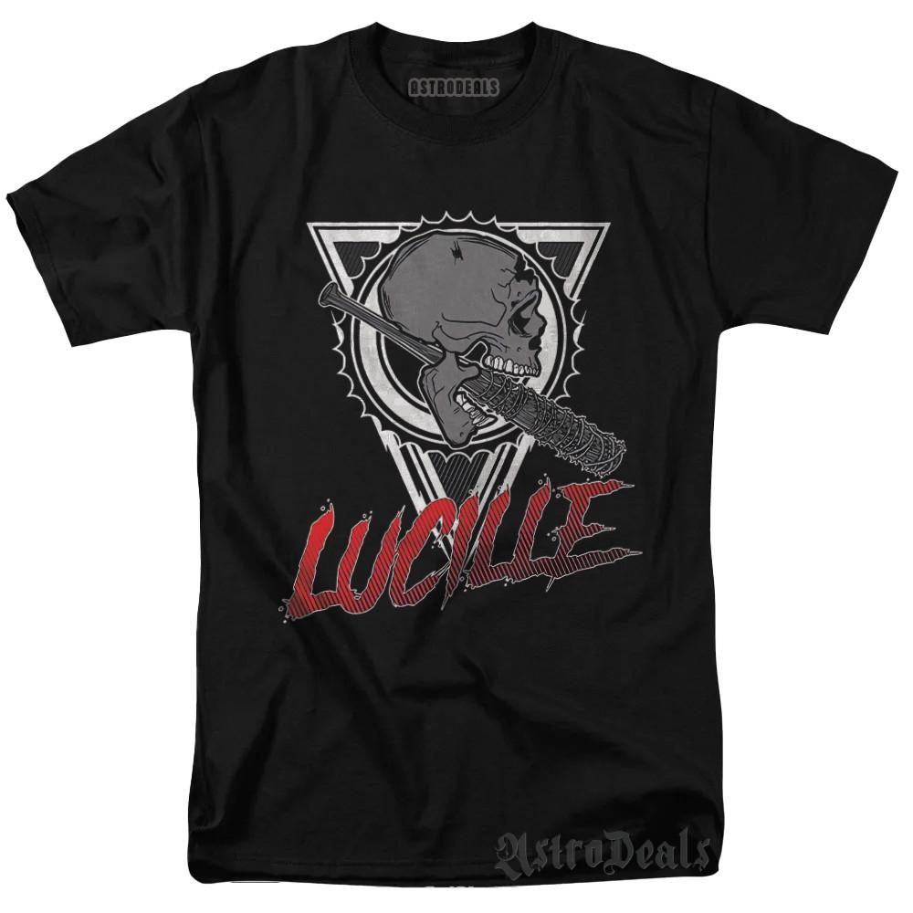 Ходячие мертвецы AMC Рубашка Люсиль Зомби Хоррор промо графический дизайн Футболка Унисекс Футболка S