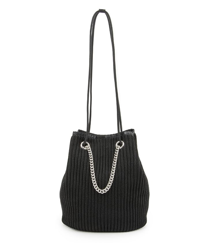 

Official Tote Bag CHAIN CROCHET MED Black Crochet [LeSportsac] BUCKET/1363 Women s