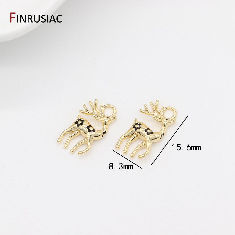 

14K Gold Plated Brass Butterfly Charms Pendants Jewelry Making Supplies For DIY Necklaces Findings Accessories 2 pieces