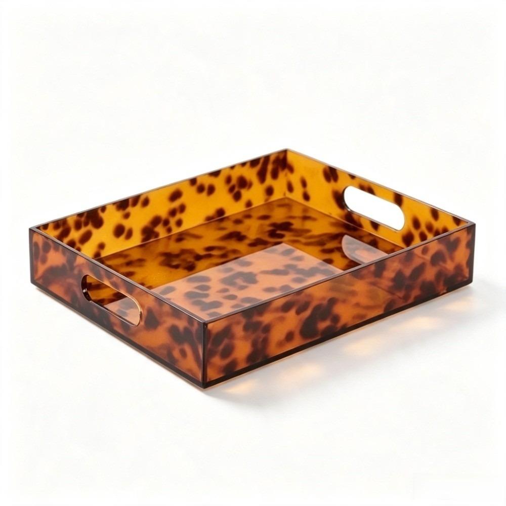 Durable Vanity Tray Lightweight Jewelry Tray Dresser Decor Storage Box Bedroom