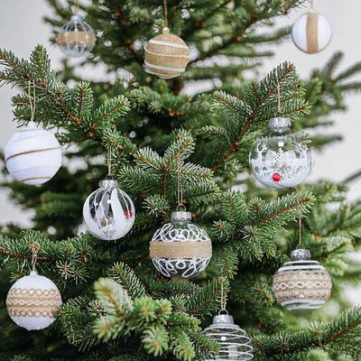 Christmas Tree Balls Ornaments 9 Pieces Seasonal Pendants Christmas Tree Ornaments For Home School Restaurant Shopping Mall