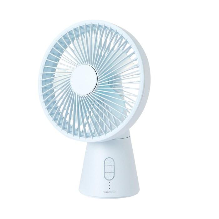 Francfranc Fre Aroma Desk Fan Light Blue
