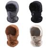 Knitted Hat Women Winter Warmth Windproof Earflap Beanie For Outdoor Activities