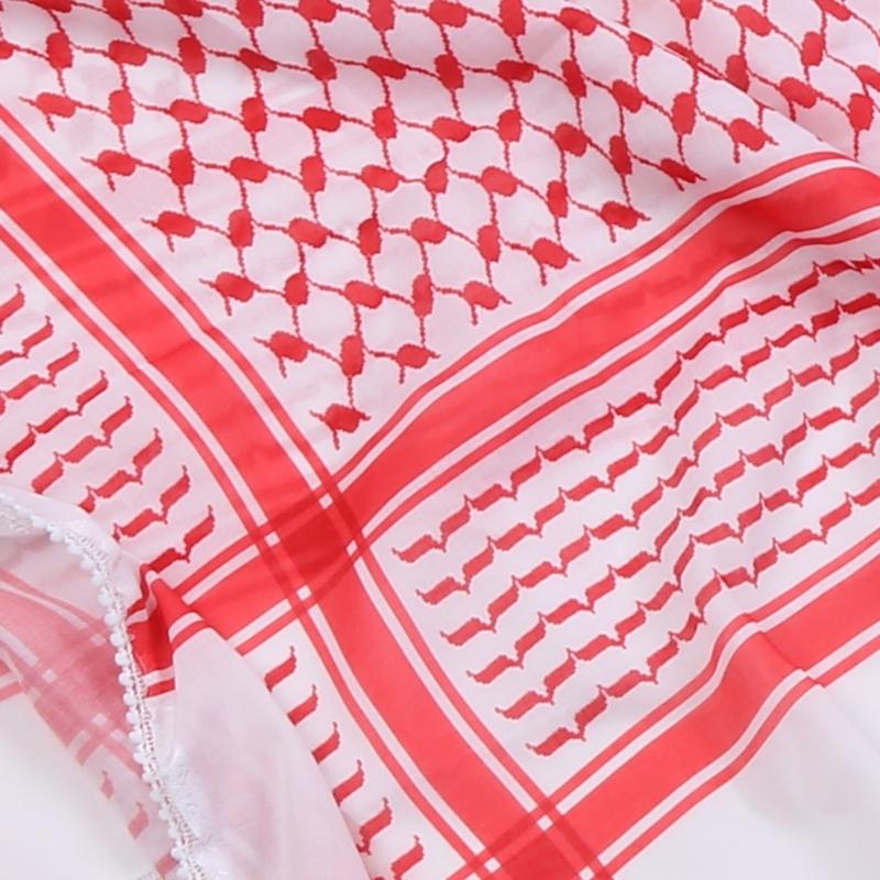 Keffiyeh Scarf Shemagh Desert Keffiyeh for Head Neck Scarf Military Shemagh Desert Scarf Arab Wrap Arab Turban Muslim H