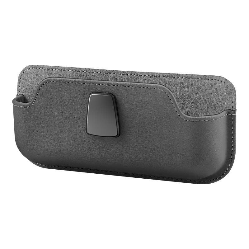 Sunglass Holder For Car, Multi-Functional Stick-On Glasses Storage Box, Seat Gap Organizer With Small Item Storage