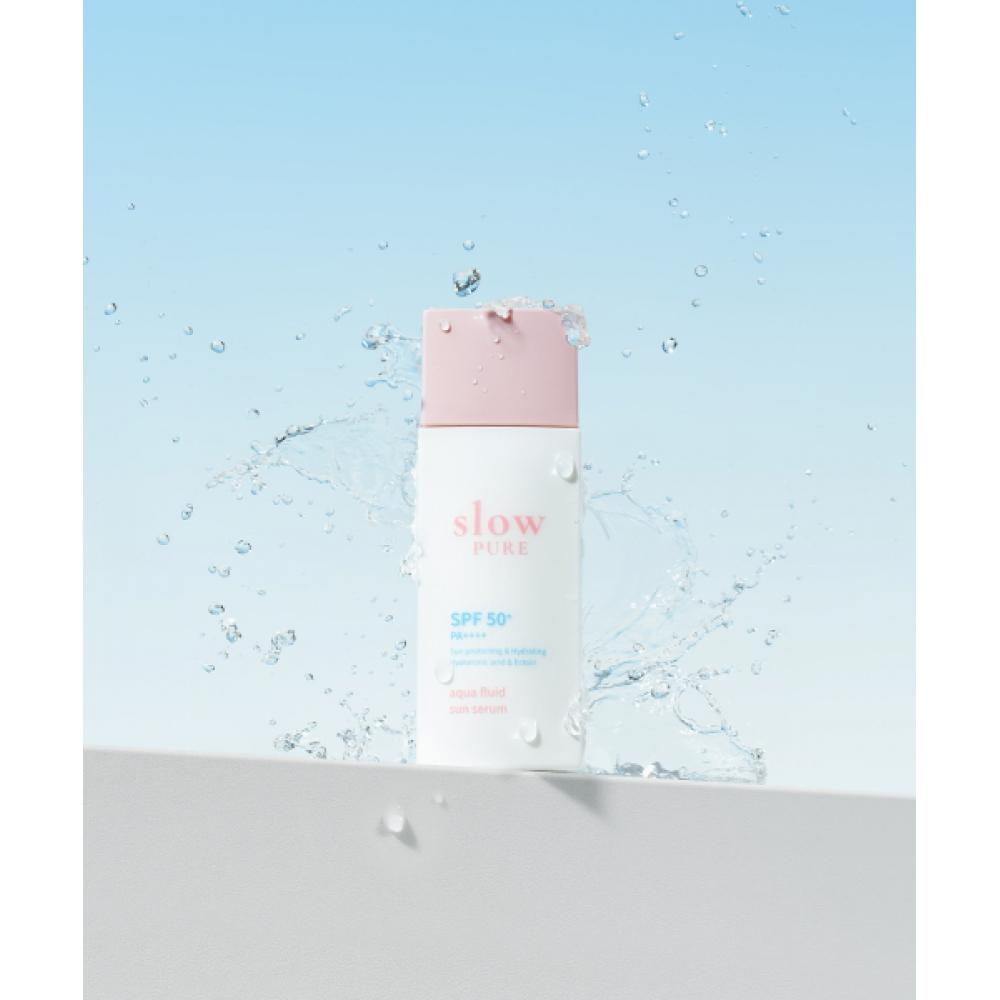 Slowpure Aqua Fluid Sun Serum Fluid Moisture Sun Serum 50ml