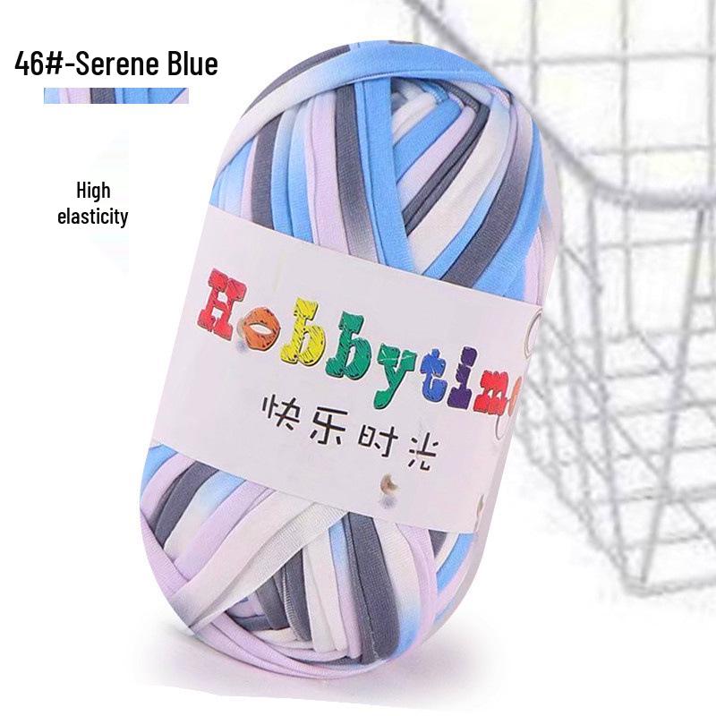 Cloth Strip Yarn DIY Crochet Kit: Handmade Bag, Knitting Material for Cushions, Carpets, and Dolls