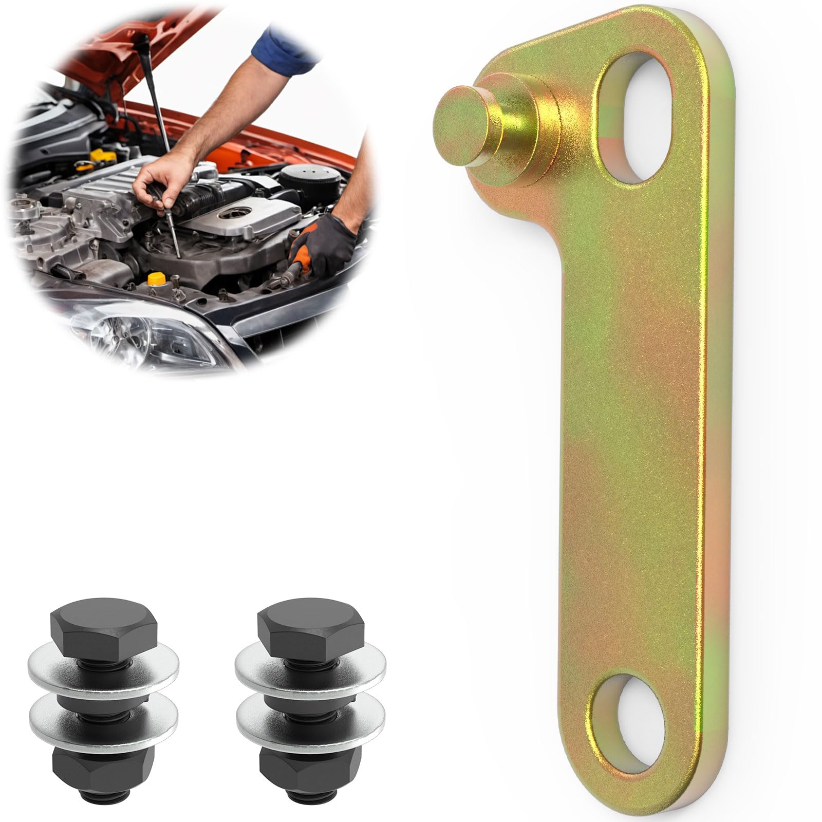 

ForoGore Carburetor Kickdown Throttle Bracket Kit for 20-121 700R-4 700R 4 Transmission