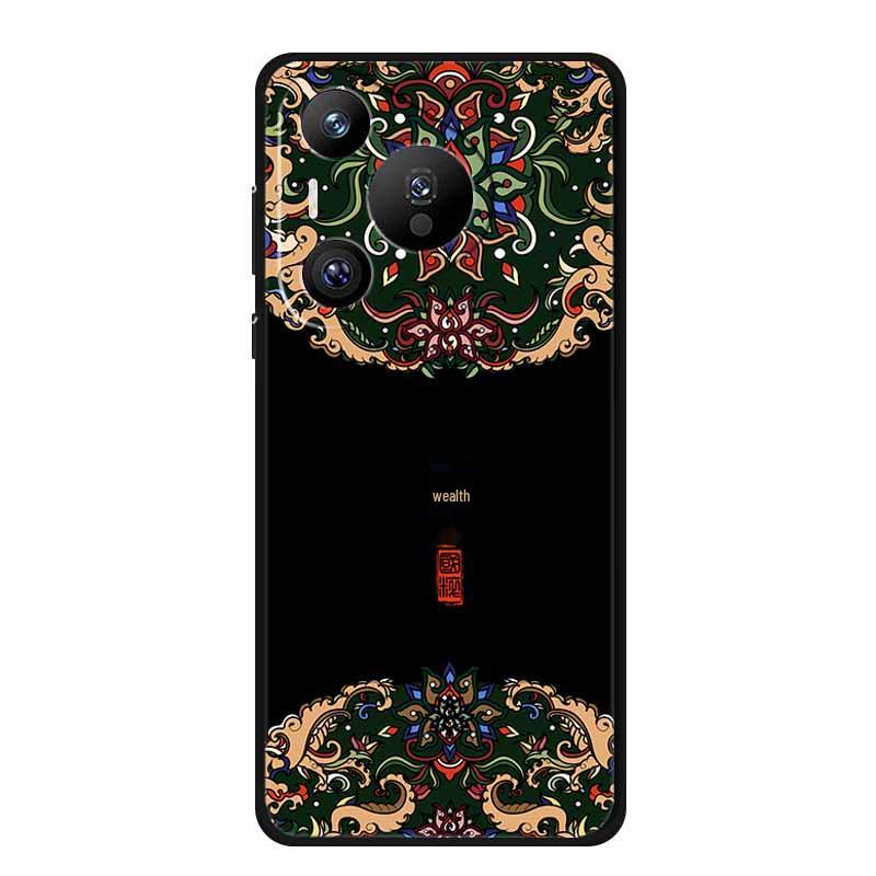 Huawei Pura 70 Pro Retro Embossed Texture Phone Case - Soft Color Painting Style