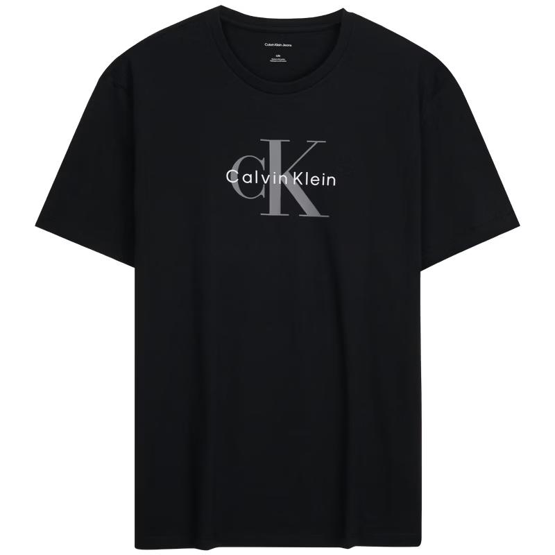 Мужская хлопковая футболка с круглым вырезом и логотипом CK Calvin Klein Jeans M
