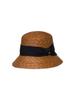 Beulaunhaes Classic Straw Bucket Hat - Brown