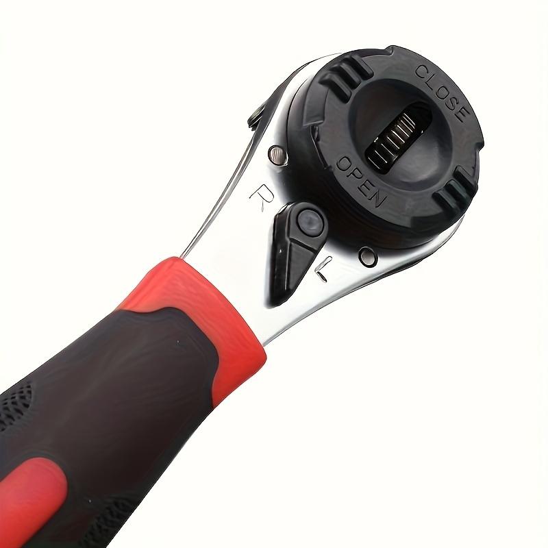 Adjustable Ratchet Wrench Set, Universal Multifunctional Durable Tool, 6-22 Bi Directional Quick Lok Mechanism, Mechanical Operation,Power Supply