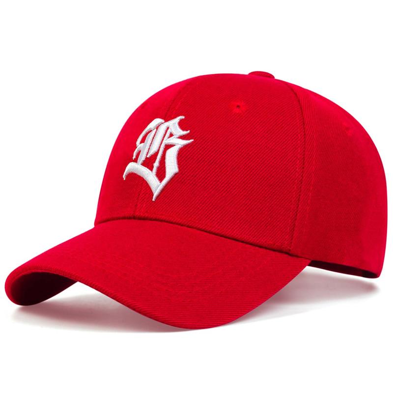Unisex Gothic Letter Embroidery Baseball Caps Spring and Autumn Outdoor Adjustable Casual Hats Sunscreen Hat Sports Golf Cap