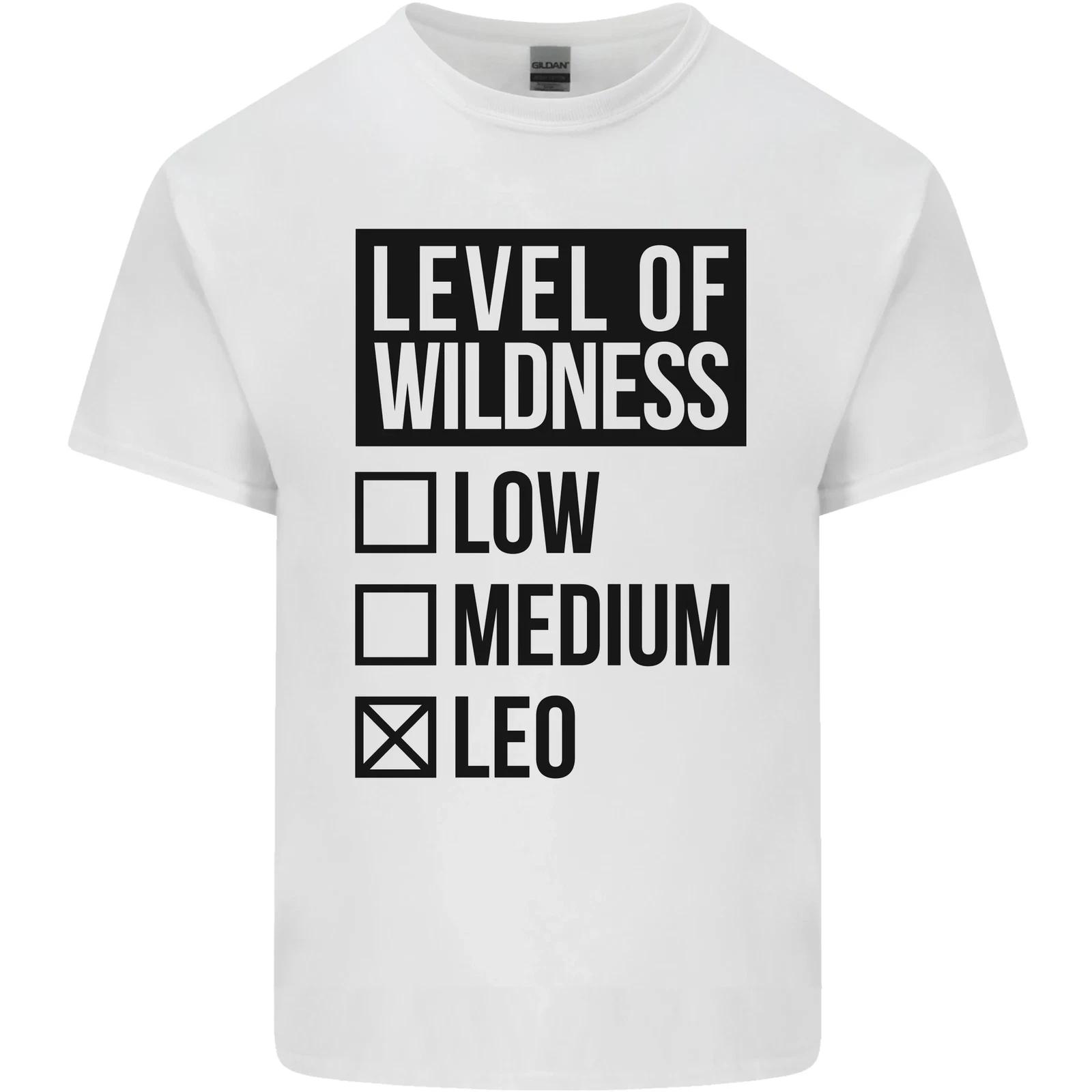 Levels of Wildness Leo Kids T-Shirt Childrens 3XL
