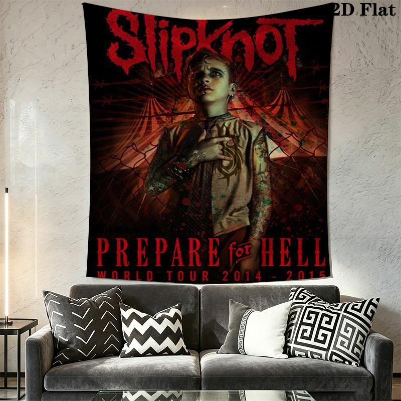 Slipknot Band'S Evolution Tapestry Fashion Print Background Cloth Homestay Soft Decoration Tapestry Background Wall Hanging Cloth