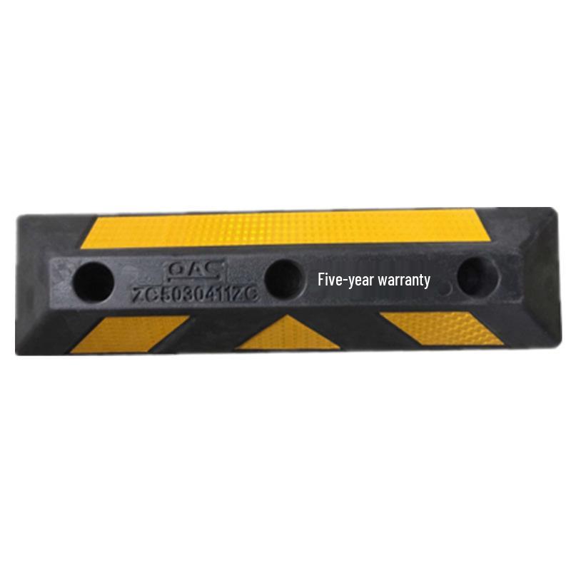 Rubber Wheel Stop: Large Car Reversing Anti-Collision Barrier & Locator