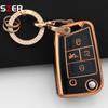 4 Buttons Tpu Car Key Case Cover Shell Fob For Volkswagen Vw Golf 7 Alltrack Mk7 Tiguan Seat Ateca Leon Ibiza Skoda Octavia