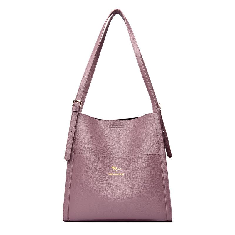 

Luxury Leather Bucket Shoulder Bag Women Purses Fashion Underarm satchel Messenger Bag For Shopping Large Capacity Tote 28cm 12cm 28cm