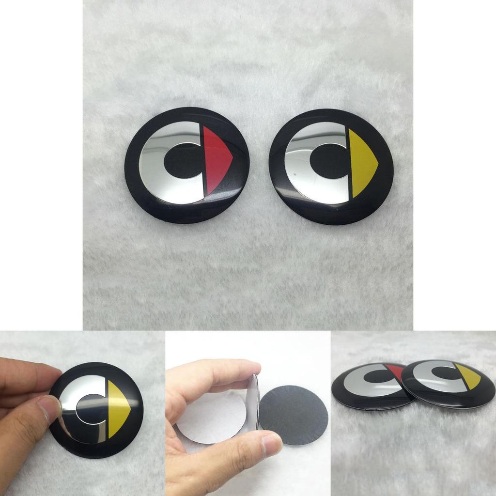 Car 565mm 4pcs Styling Aluminum Car Wheel Center Hub Cap Stickers Smart For Wheel Center Cap