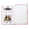 Umgekehrt gebundenes Shikoku 88 Tempel Buch, japanische Bindung, mit Umschlag und originalem Hotokudo Lesezeichen, Großformat, Kirschblüten-Druck