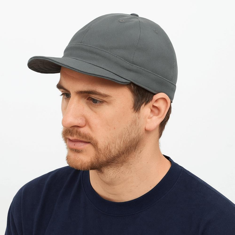 Japanese Style Short Brim Baseball Cap Solid Color Peaked Cap Versatile Sun Hat  Girl